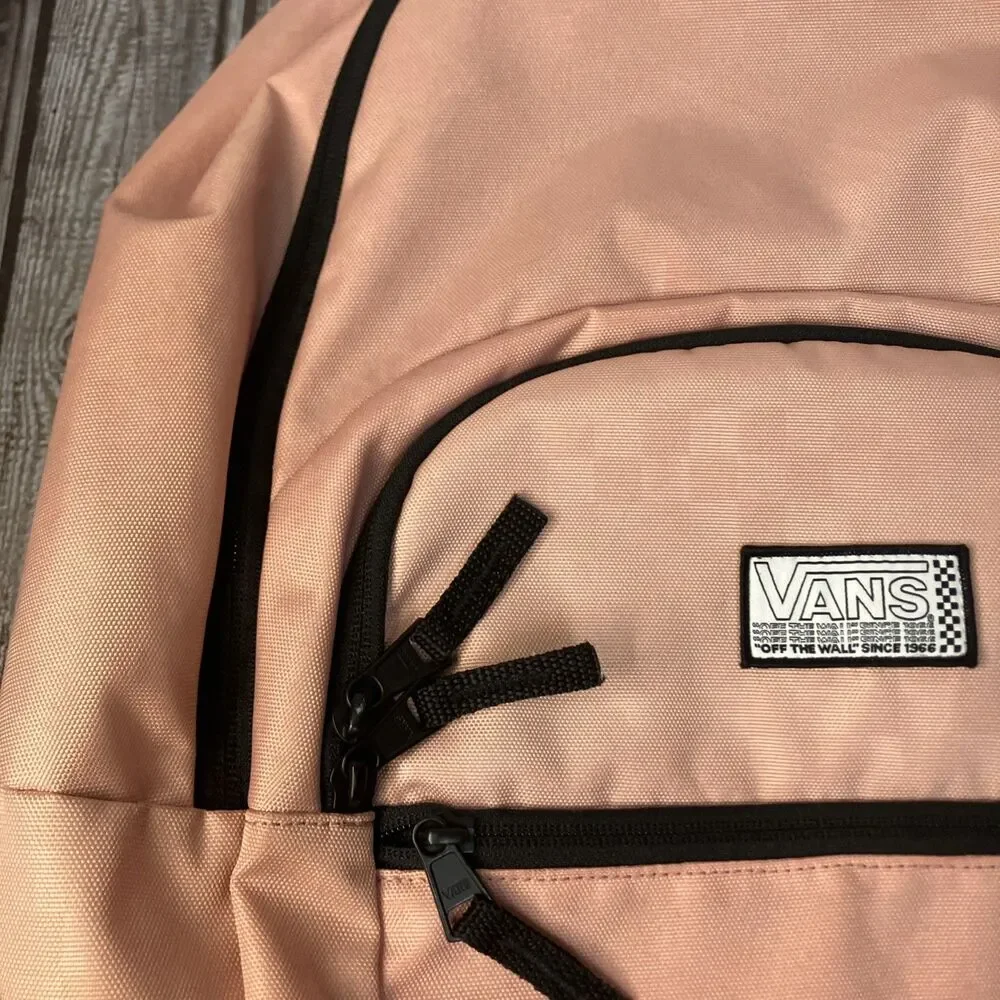 Vans Off The Wall Light Pink Backpack 17”x12” - Picture 4 of 14